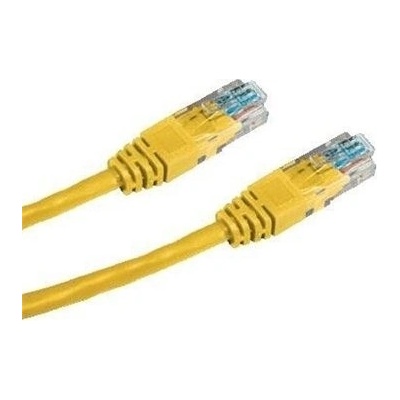 Datacom 15915 CAT6, UTP, 1m, žlutý