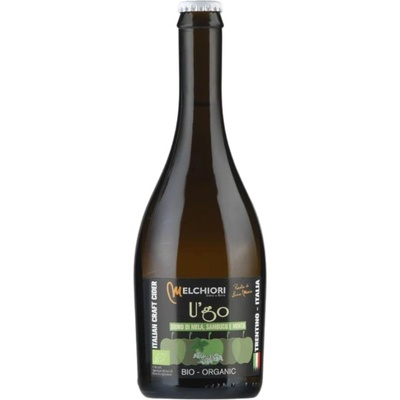 Melchiori Jablečný BIO Cider U'GO Bezinka Trentino 5 % 0,5 l (holá láhev)