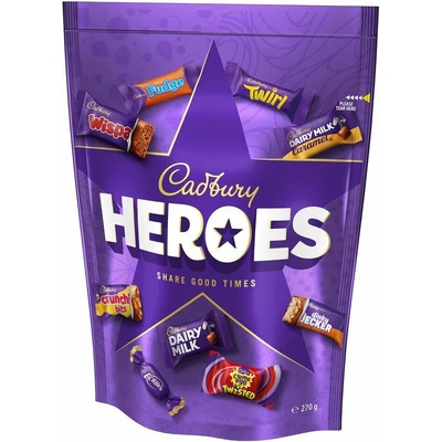 Cadbury Heroes výběr čokoládových bonbonů 270 g