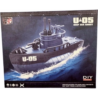 Raya Toys Модел за сглобяване Raya Toys - Подводница U-05 (514123451)