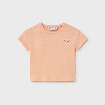 MAYORAL Тениска къс ръкав графика на гърба Мандарина за бебе момиче Mayoral