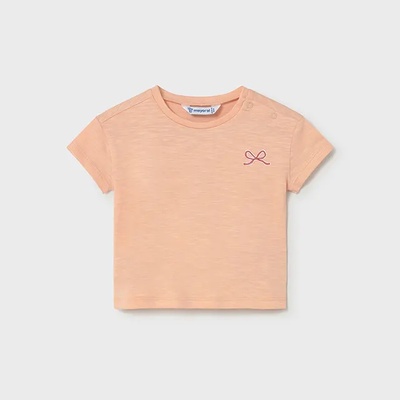 MAYORAL Тениска къс ръкав графика на гърба Мандарина за бебе момиче Mayoral