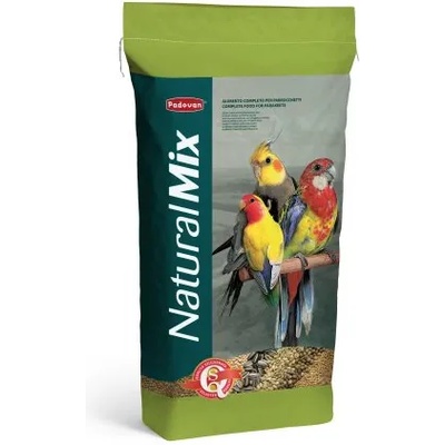Padovan Naturalmix Parakeets Пълноценна храна за средни папагали 20 кг