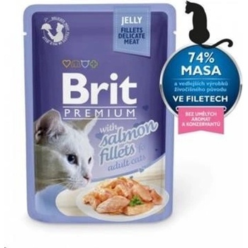 Brit Premium Cat Delicate Fillets in Jelly Salmon 85 g