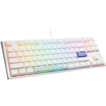 Image 1 of Ducky One 3 Classic Pure White TKL MX-Silent-Red US (DKON2187ST-SUSPDPWWWSC1)