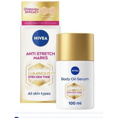 Nivea Luminous 630 Anti Stretch Marks Олио-серум против стрии, 100 ml