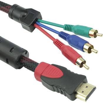 DeTech Кабел DeTech HDMI 3 RCA, 1.8m, HQ -18188 (18188)