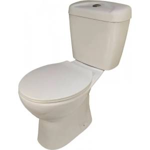 Inter Ceramic Моноблок ICC 6236S NEW, Inter Ceramic, седалка и капак, порцелан, бял, 75.5x67.5x35.5см (6236S NEW)
