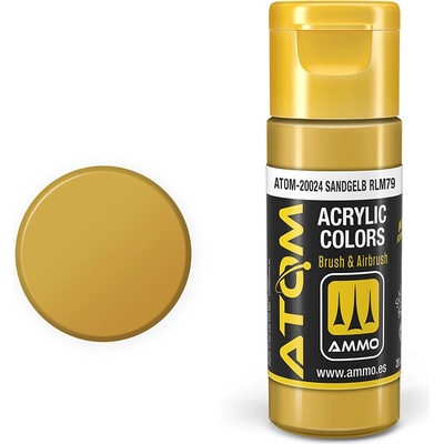 AMMO by MIG Jimenez ATOM COLOR Sandgelb RLM79 20ml