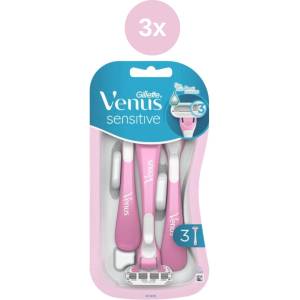 Venus Самобръсначки за еднократна употреба Venus Sensitive 3x3 бр