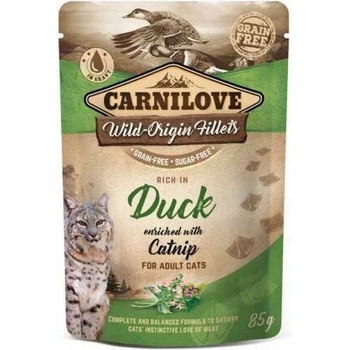 Carnilove Cat Rich in Duck Enriched with Catnip 85 g