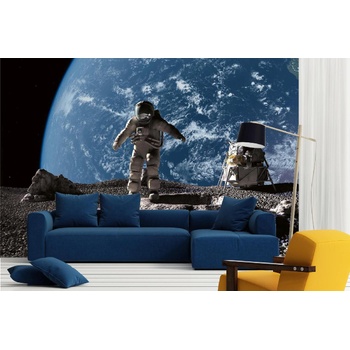DIMEX ART s. r. o Самозалепваща се флизелинова фототапета астронавт ходи 375 x 250 см