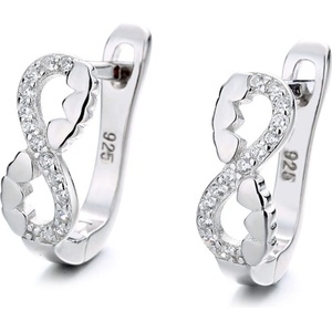 Silenti Jewelry Сребърни обеци "Безкрай