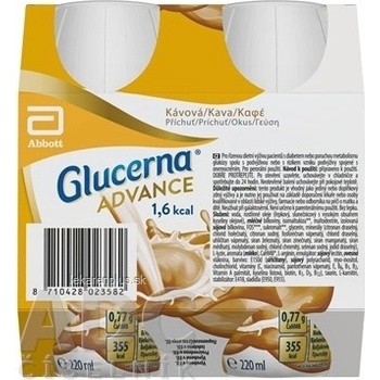 Glucerna ADVANCE 1,6 kcal kávová príchuť 24 x 220 ml