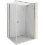 Mexen Mist-H T право отваряща се душ кабина 120 x 80 см, прозрачна, златна - 8A5T-120-080-50-00-P (8A5T-120-080-50-00-P)