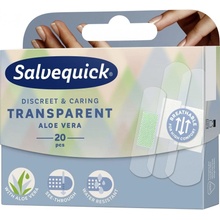 Salvequick Aloe Vera Náplast průhledná 20 ks