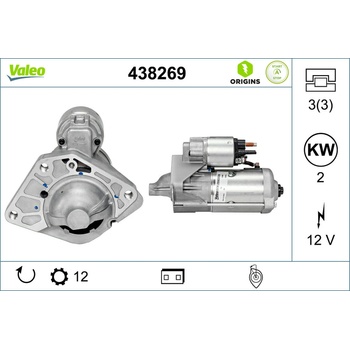 Štartér VALEO 438269