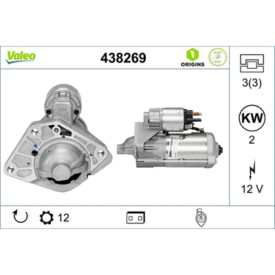 Štartér VALEO 438269