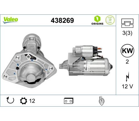 Štartér VALEO 438269