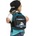 Meatfly раница Levi Petrol Heather/Charcoal Heather 10 L Meatfly | Cheren | Момчешки | ЕДИН РАЗМЕР