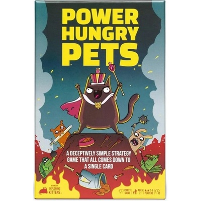 Exploding Kittens Настолна игра Power Hungry Pets - Парти (PHP-CORE-4)