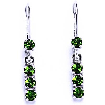 Čištín se Swarovski krystalem fern green NK 1323V