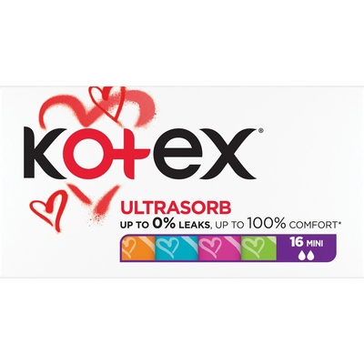 Kotex Mini Ultra Sorb 16 ks – Zboží Dáma
