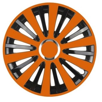 Тасове за джанти Falcon оранжево / черно - 16