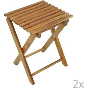 Garden Pleasure Кафяви градински столове в комплект 2 бр. Tacoma - Garden Pleasure (985101)