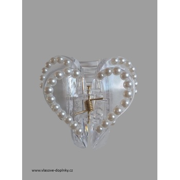 Skřipec do vlasů s perličkami