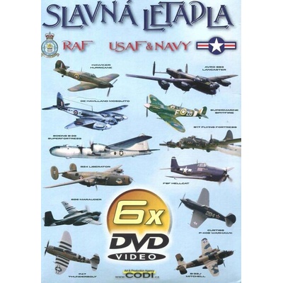 Slavná letadla RAF USAF NAVY 6 DVD