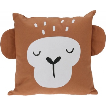 H&L vankúš Safari Opica hnedý 40x40