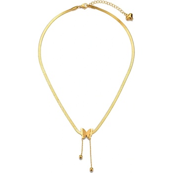 HARAHU Колие bl-26915 - Златна kp26915 (bl-26915)