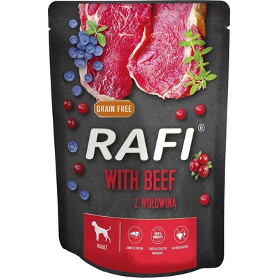 Rafi Adult hovězí s brusinkami a borůvkami 300 g