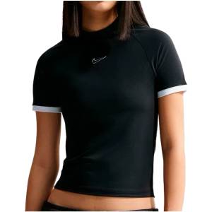 Nike Дамска тениска Nike Women's S/S Fitted Top GLS Running shirt - Black - размер XL (916-7166-0115)
