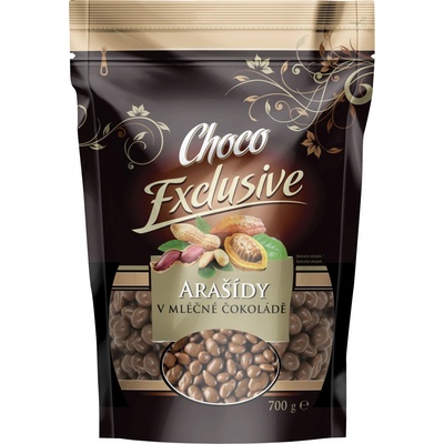 Choco Exclusive arašídy v mléčné čokoládě, 700 g