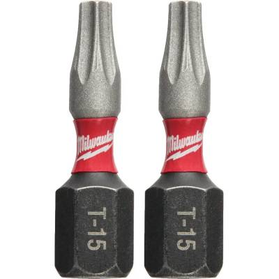 Ударен накрайник Milwaukee SHOCKWAVE TX15 x 25mm - 4932430872