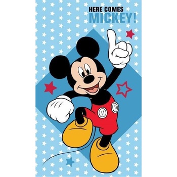 DETEXPOL Detský uterák Mickey hviezdičky 50x30 cm