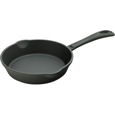 Grilovací pánev s držadlem Cattara Litina 16 cm - černá