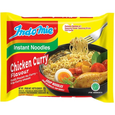 Indomie Instantné rezance s kuracou a kari príchuťou 80 g