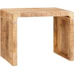 vidaXL Крайна масичка Кафяво 60 x 35 x 46 см Солидно мангово дърво (4104575)