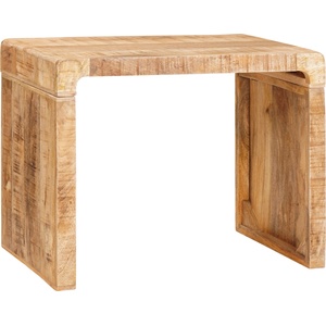 vidaXL Крайна масичка Кафяво 60 x 35 x 46 см Солидно мангово дърво (4104575)