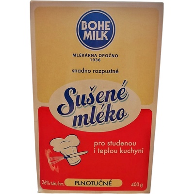 Bohemilk, Sušené mléko plnotučné 400 g – Sleviste.cz