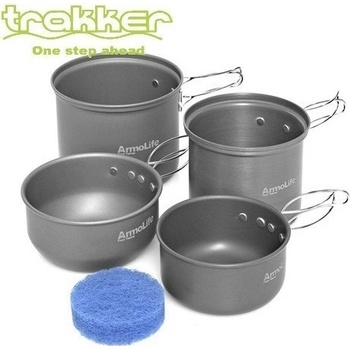 TRAKKER ARMO 4 PIECE COOKWARE SET