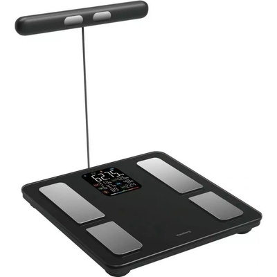 Klausberg Кантар - анализатор Klausberg KB 7856, До 180 кг, Bluetooth, Android/iOS, LCD дисплей, 14 телесни стойности, Черен (9999KB7856)