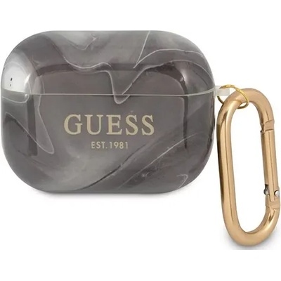Guess Калъф Guess GUAPUNMK за AirPods Pro, черен, Marble Collection (GUAPUNMK)