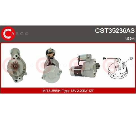 Startér CASCO CST35236AS