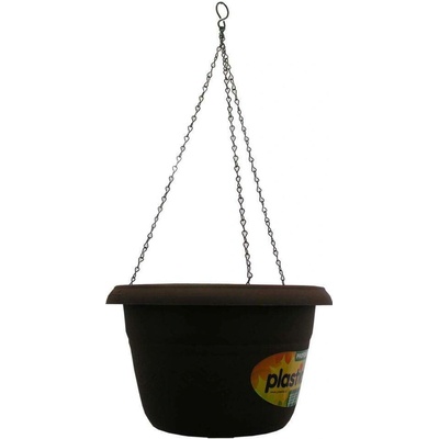 Nohel Garden Žardinka samozavlažovací SIESTA závěsná antracit 25x16 cm