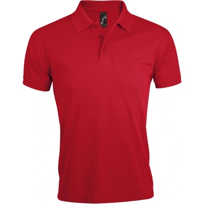 Sol´s Collection polokošile Prime Men krátký rukáv pánská Cot-25057100401 červená