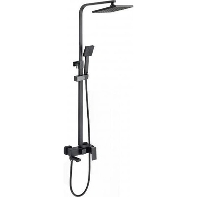 Inter Ceramic Душ система със смесител, пита, слушалка и шлаух ICT 8866MB ЯСМИНА BLACK, Inter Ceramic (8866MB)